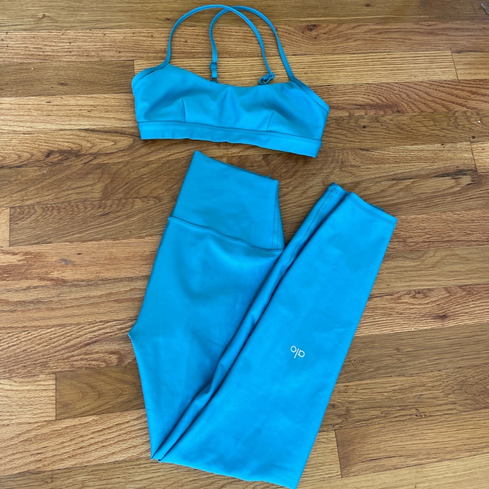 Teal blue Alo airlift set